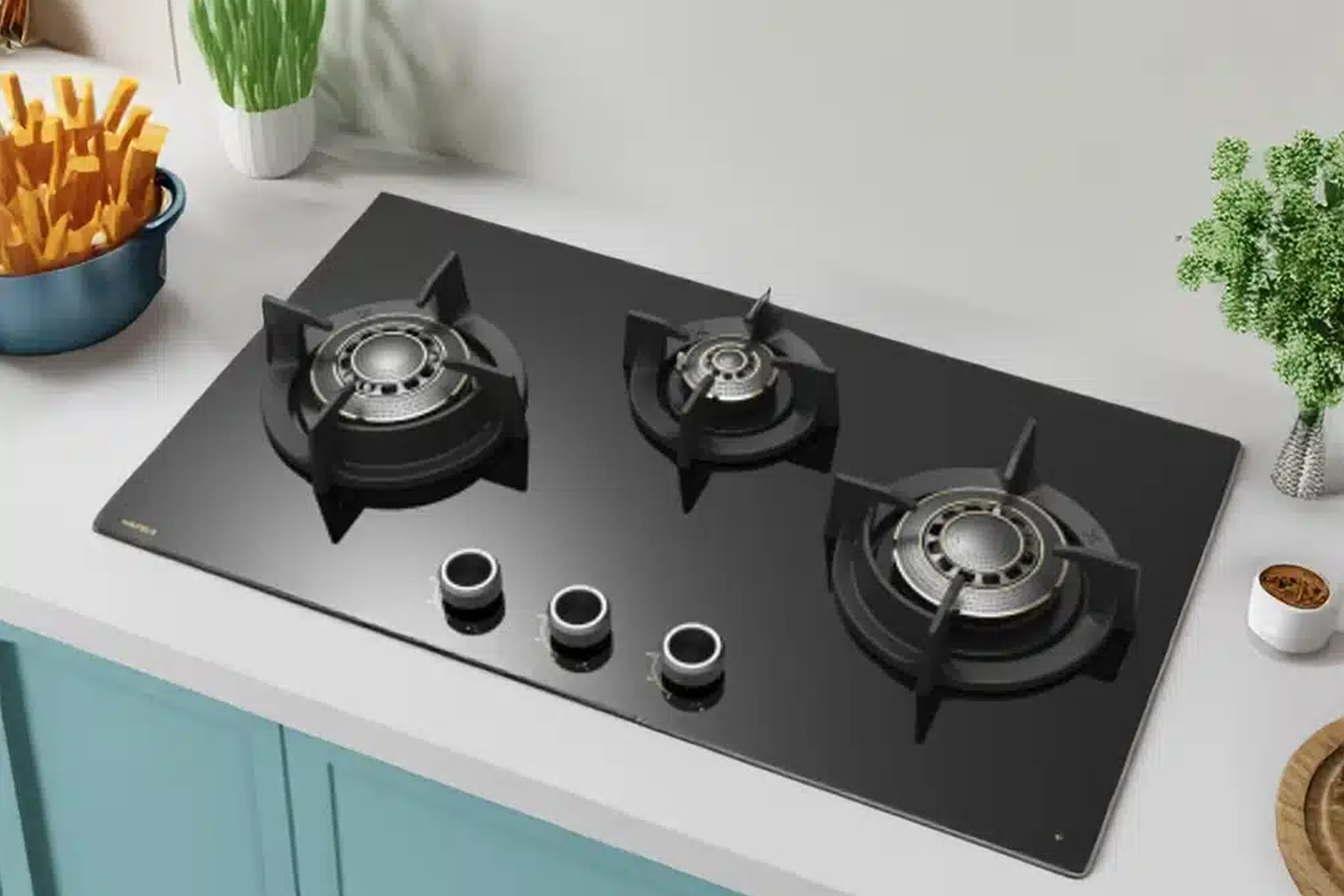 Built-in kitchen hob