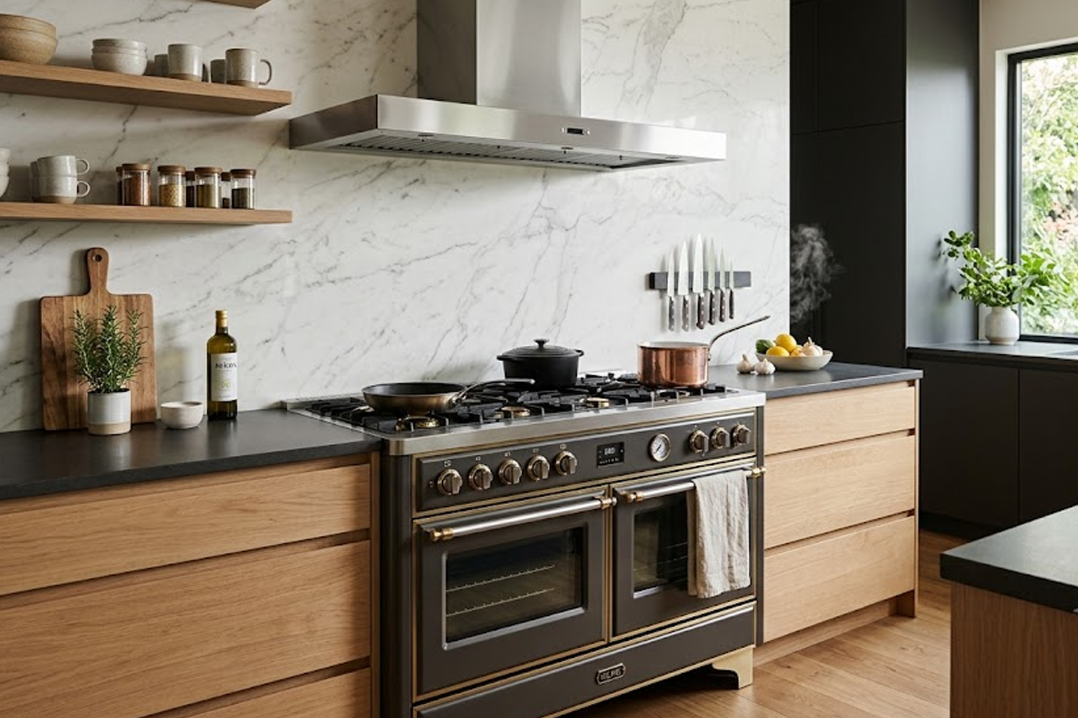 Cooking range appliance